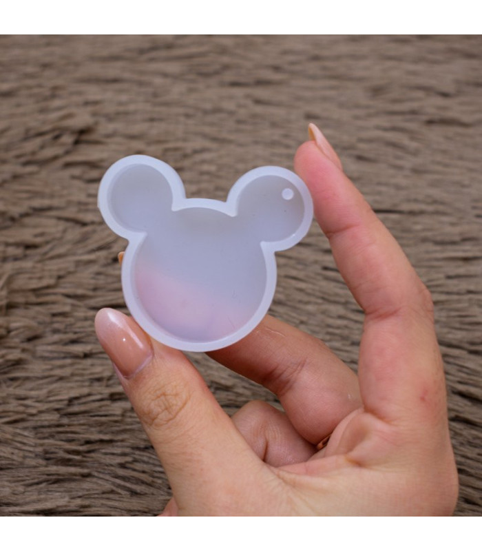 Molde de silicona mickey colgante 5.1x3.7cm