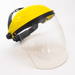 Careta pvc con protector transparente