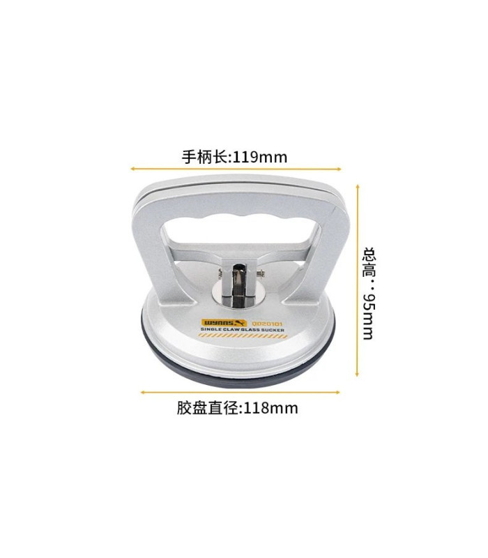 Ventosa inoxidable para vidrio WYNNS