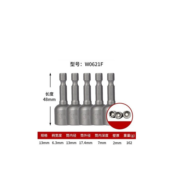 Bit magnetico hex 13x48mm WYNNS