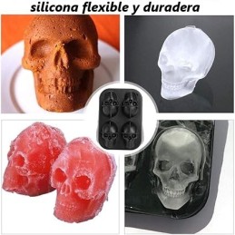 Molde de silicona calavera 11.6x8.5cm