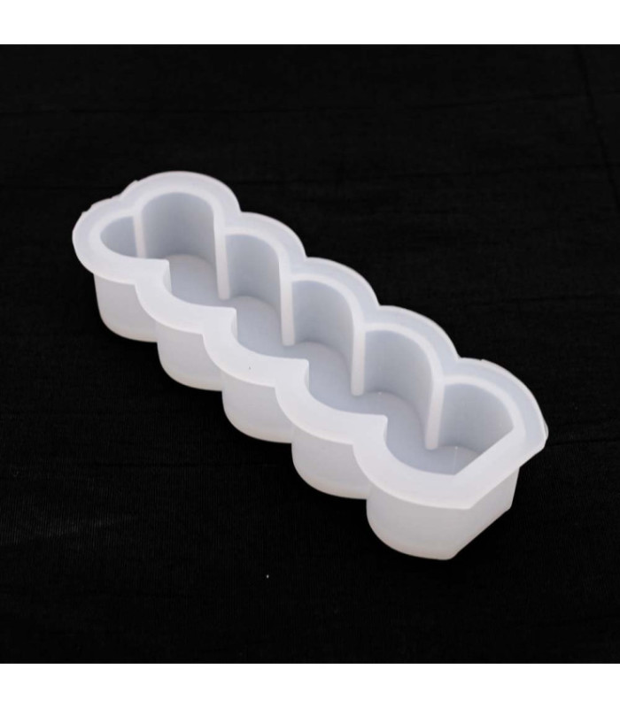 Molde de silicona bara de corazon 32x95mm