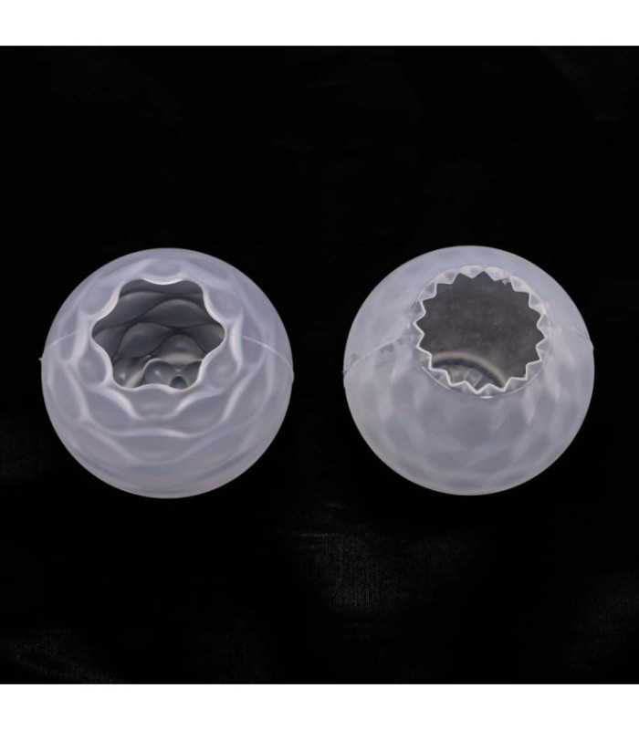 Molde de silicona esfera 5x5.5cm 2pc