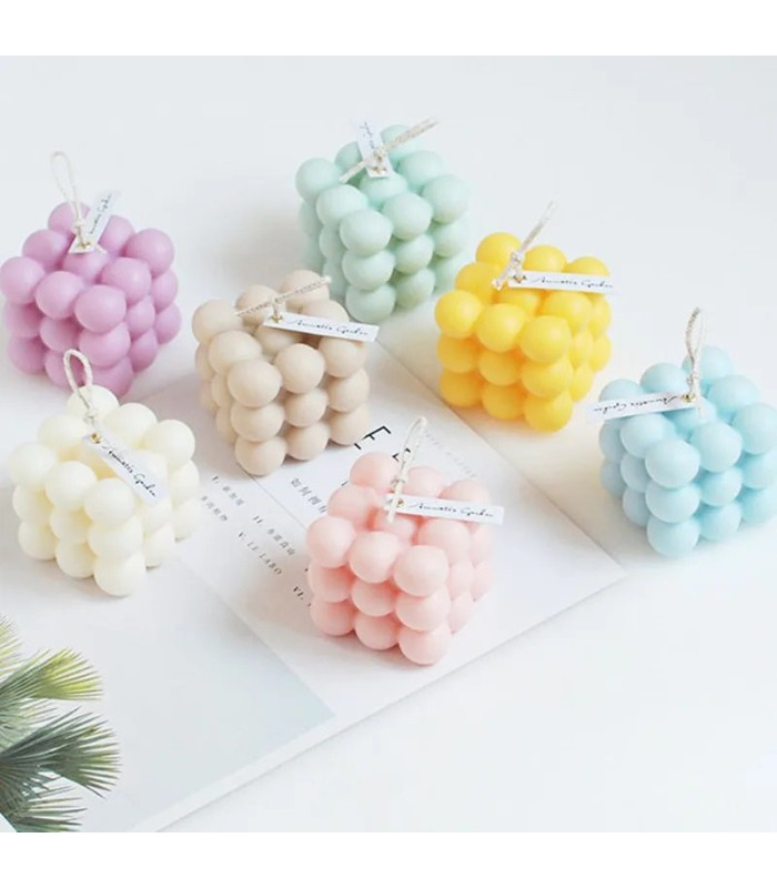 Molde de silicona cubo con borde circular 229mm