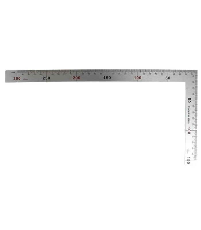 Escuadra inox 90 grados 300x150mm