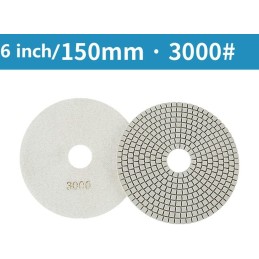LIJA VELCRO P/PULIR MARMOL G3000 100MM