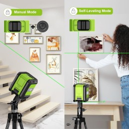 NIVEL LASER VERDE 2 LINEAS