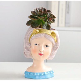 Maceta dama 8.5x8x12cm