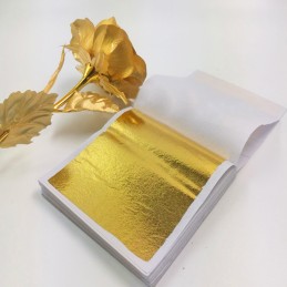 Lamina de oro para manualidades 100pc