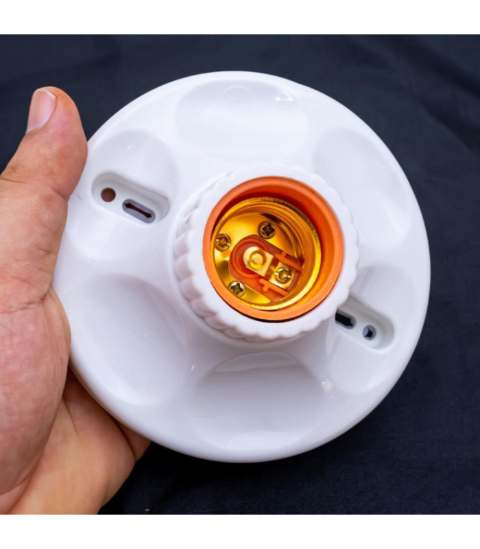 Porta foco circular 6a 250v