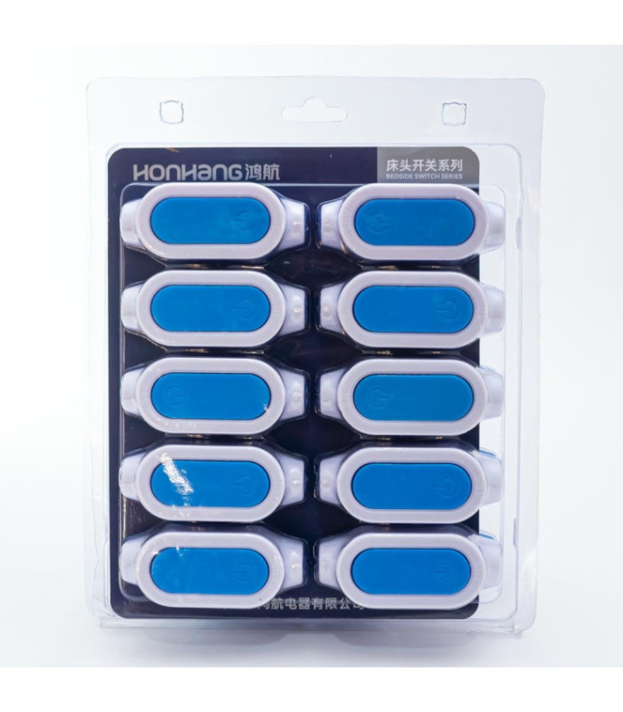 Ficha interruptor para velador 10a 1pc