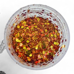 Glitter mix gama dorada 4pc