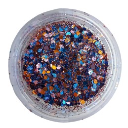 Glitter mix gama lila 4pc