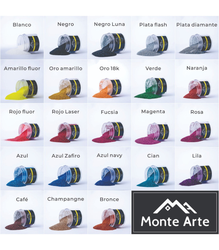 Glitter en poter MONTEARTE 20gramos
