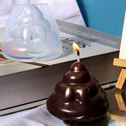 Molde de silicona emoji helado 70x60mm