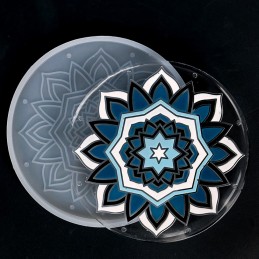 Molde de silicona posavaso circular 12cm