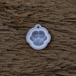 Molde de silicona huellita de gato 2cm