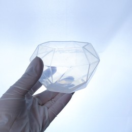 Molde de silicona geometrico 3d 10cm