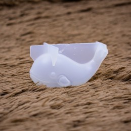 Molde de silicona diseño ballena 8x4.5cm