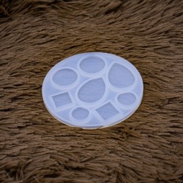 Molde de silicona 8 diseños geometricos