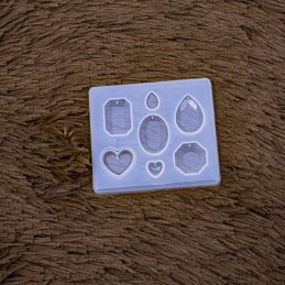Molde de silicona 7 diseños 9x8cm