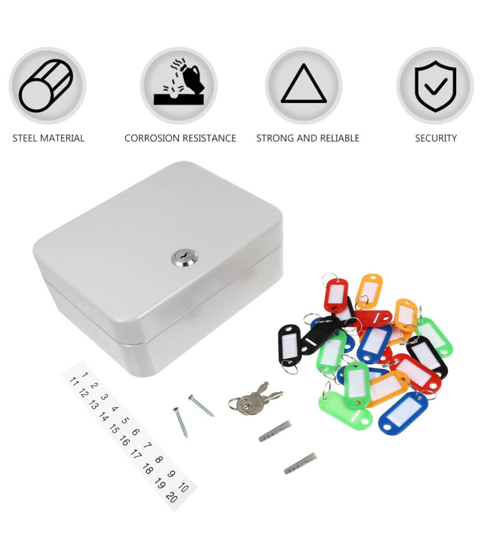 ORGANIZADOR DE LLAVES 20x16CM 20LLAVES