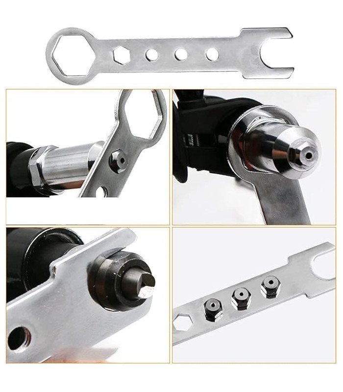 Remachador adaptable para taladro
