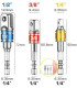 Prolongador para taladro 1/4-1/2-3/8  3pc