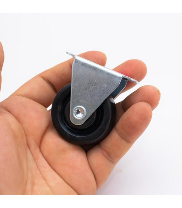 RUEDA FIJO 50MM 20KG RUBBER