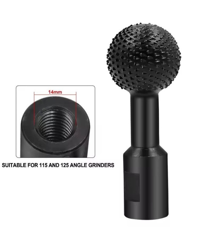 Esfera escofina para amoladora