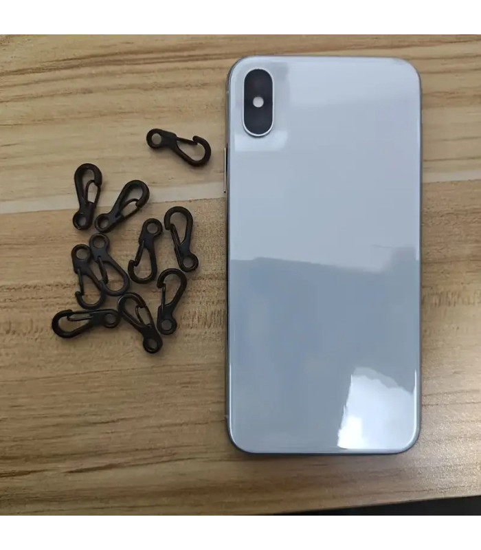 Mini llavero gancho negro