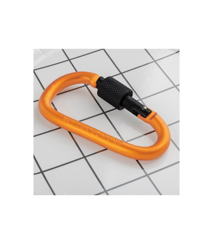 MOSQUETON ALUMINIO DORADO