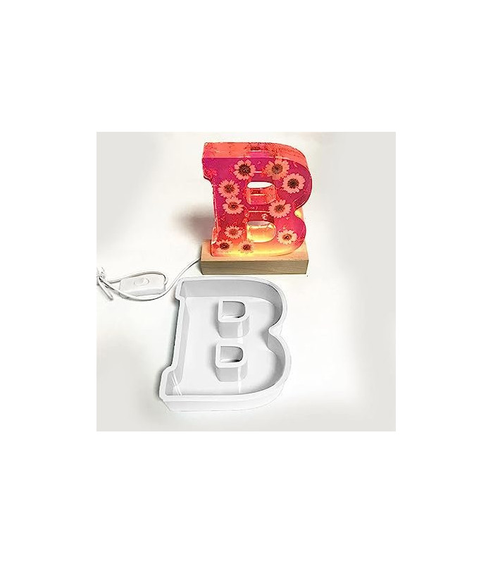 Molde de silicona letra B 167x135x20mm