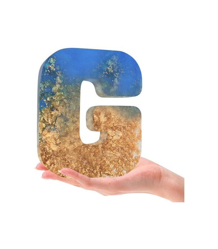 Molde de silicona letra G 166x140x20mm
