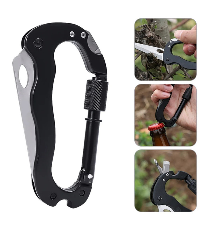 MOSQUETON C/CORTA PLUMA 5EN1