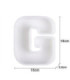 Molde de silicona letra G 166x140x20mm
