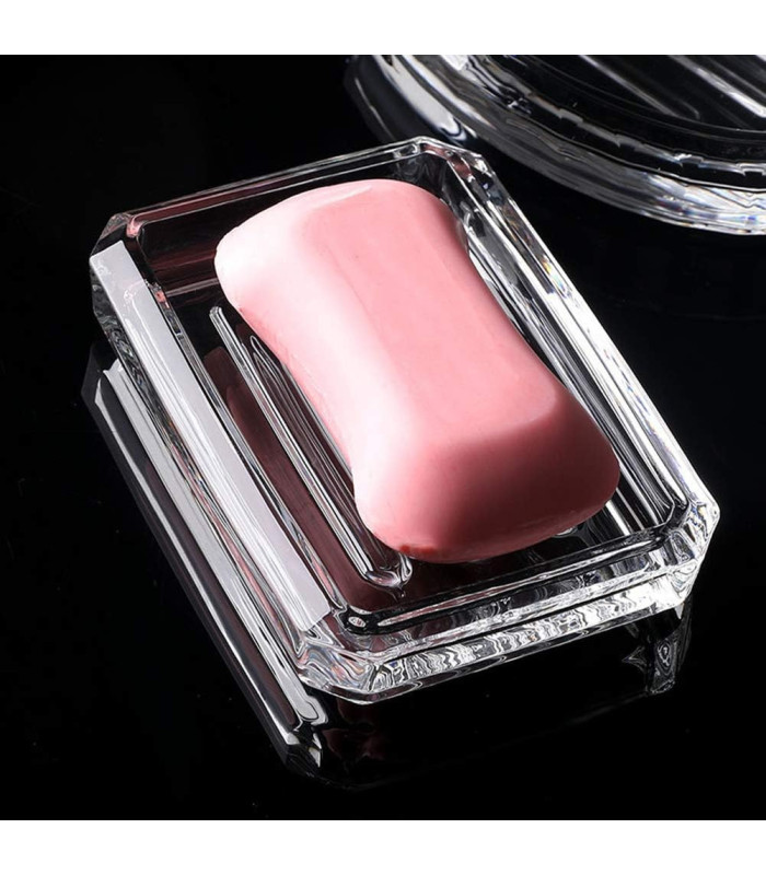 Jabonera acrilica 12.5x9cm