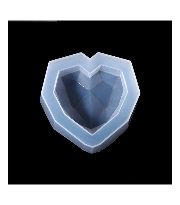 Molde de silicona corazon 90x20mm
