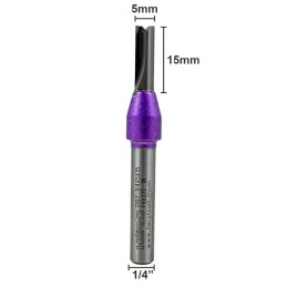 Fresa HERO recto TCT 1/4x5mmx15mm