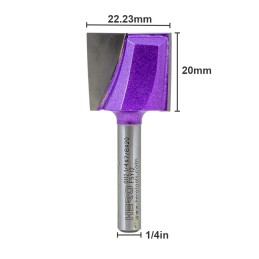 Fresa HERO superficie 1/4x7/8x20mm