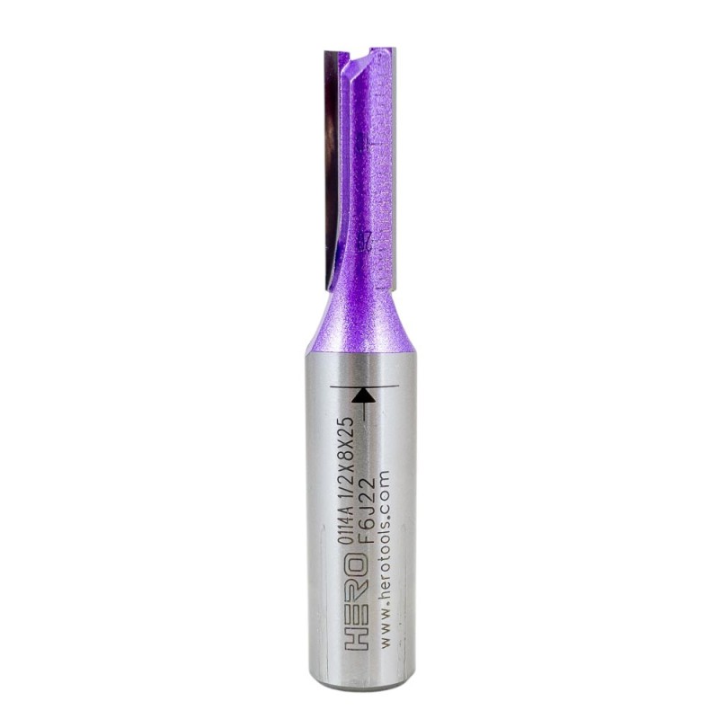 Fresa recto 1/2x8mmx25mm HERO