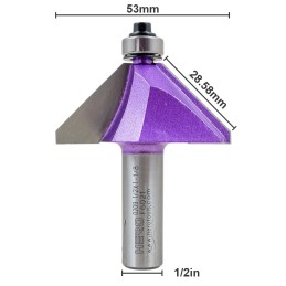 Fresa HERO moldura corte 45 1/2x1-1/8