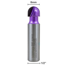 Fresa de rebaje corte redondo 1/2x1/2  HERO