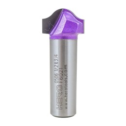Fresa HERO canal curvo 1/2x3/4 