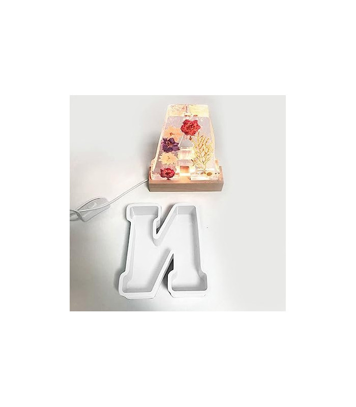 Molde de silicona letra Nn 165x145x20mm