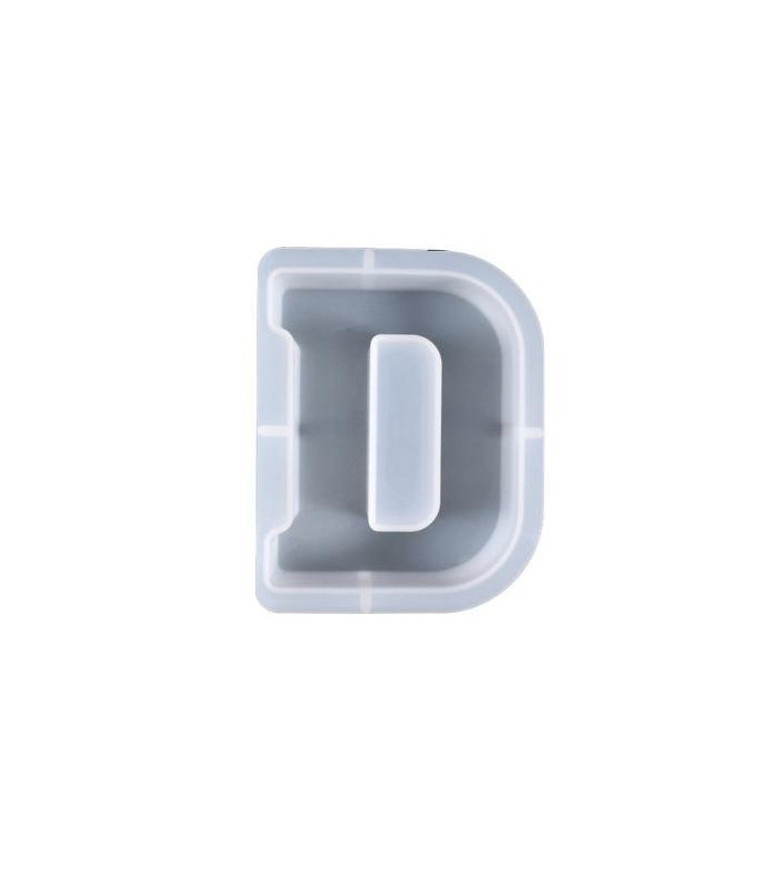 Molde de silicona letra D 170x126x20mm