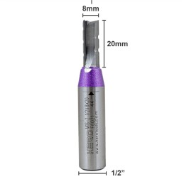 Fresa recto 1/2x8x20hx3t HERO