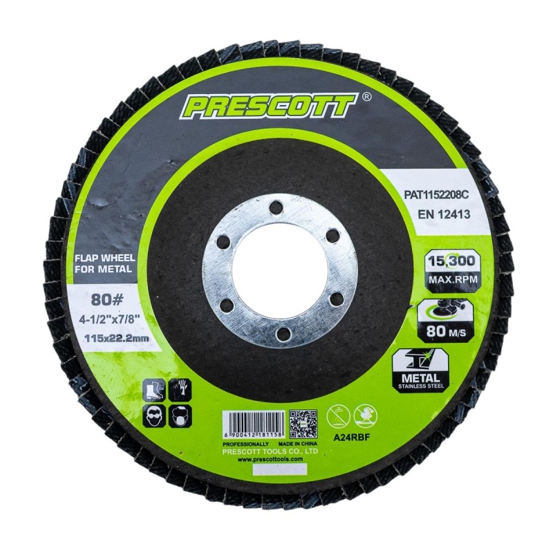 DISCO FLAP G80 115x22.2MM PRESCOTT