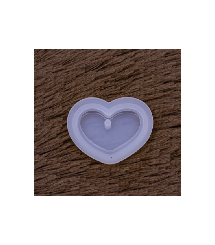 Molde de silicona corazon 53x41mm