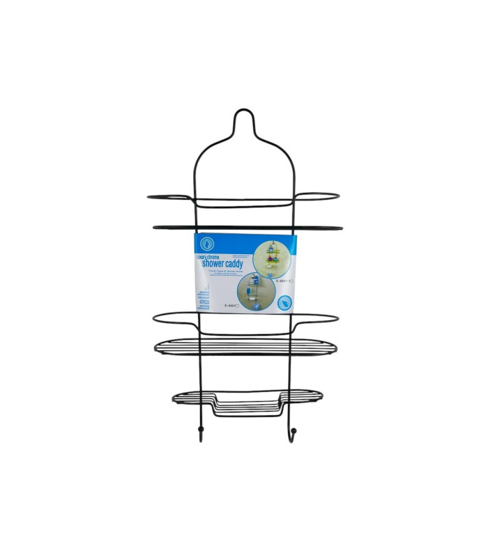 Estante de metal para baño